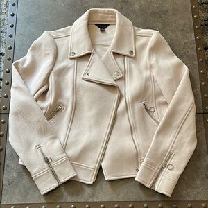 Ann taylor soft pink Moto Jacket